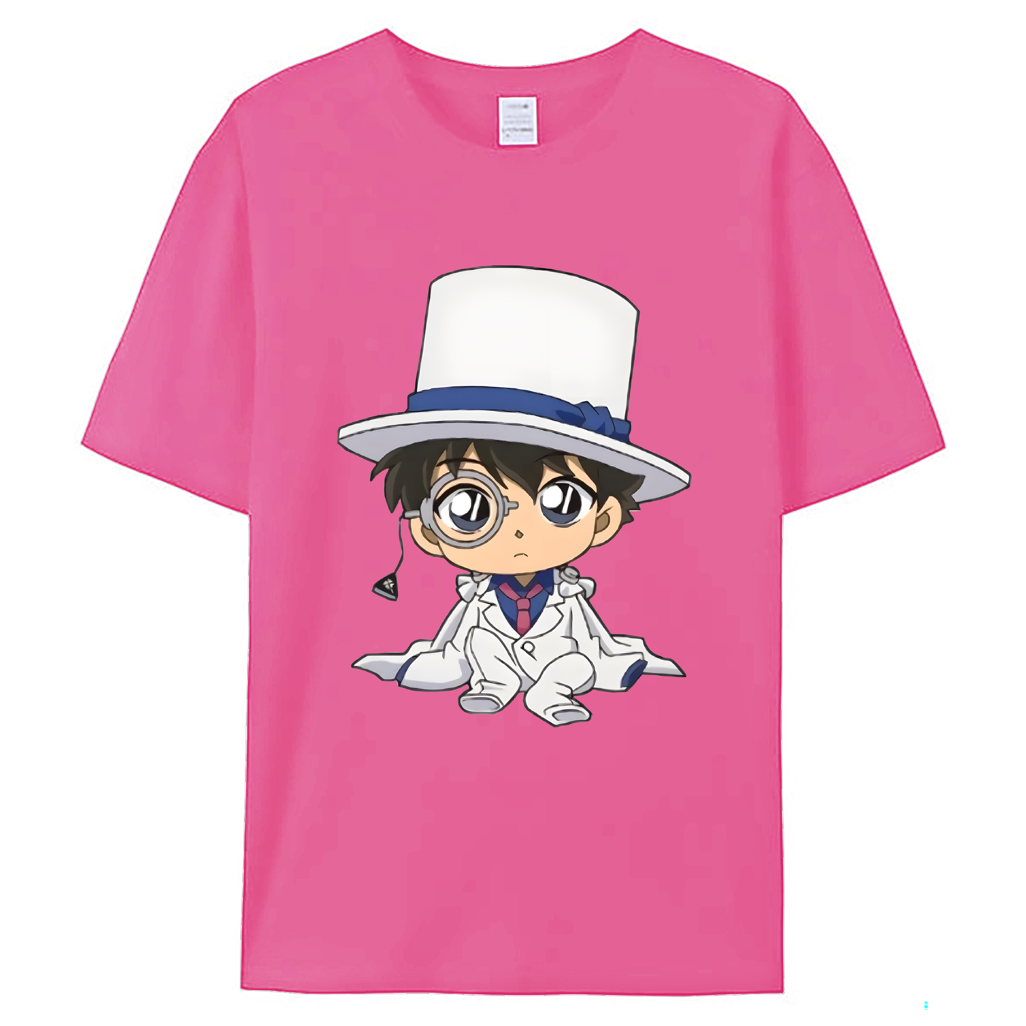 （画像用） 名探偵コナン くろば かいと Detective Conan Kuroba Kaito レディースカジュアルプリントTシャツ（綿100％）